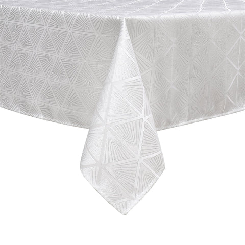 Tablecloth Jacquard - Silver Diamond